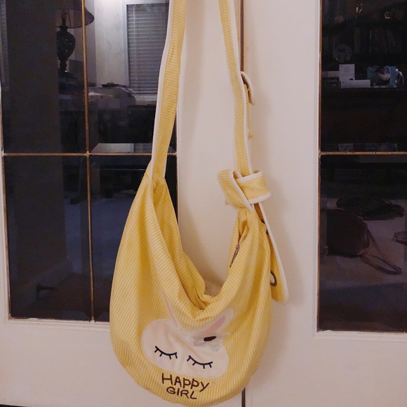 Handbags - Yellow Bunny Crossbody Bag